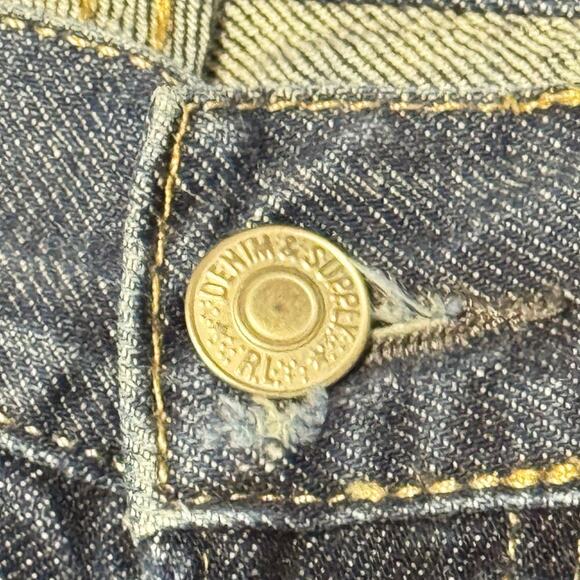 Denim & Supply RL Ralph Lauren Slouch Distressed Straight Leg Jeans Mens 34 x 32 - Picture 14 of 16